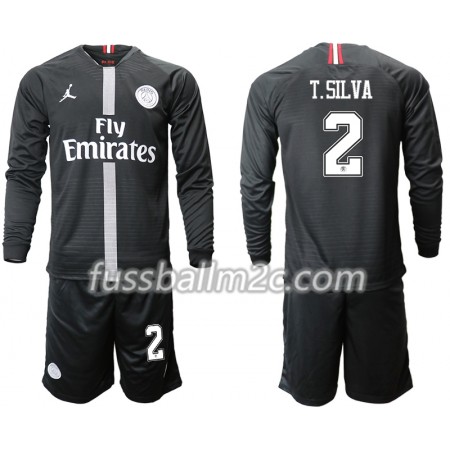 Fußballtrikots Paris Saint-Germain T.SILVA 2 Jodan Schwarz Kinder Ausweich Trikotsatz 2018-2019 Langarm Fußballtrikots Paris Saint-Germain T.SILVA 2 Jodan Schwarz Kinder Ausweich Trikotsatz 2018-2019 Langarm
